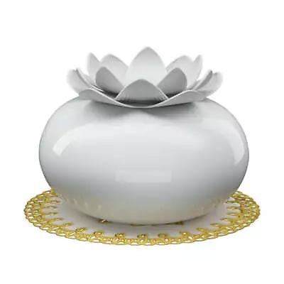 Devanti Aromatherapy Diffuser Ceramic Oils Humidifier Lotus  • $26.95