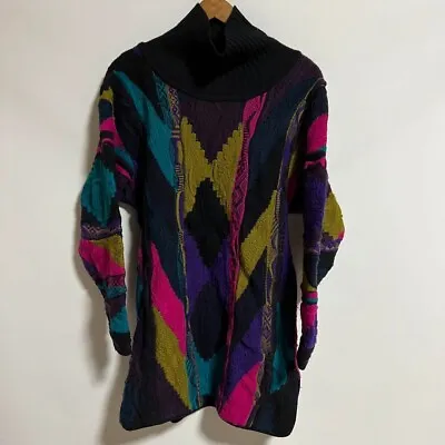 COOGI High Neck Knit Turtleneck Sweater SIze S • $330.99