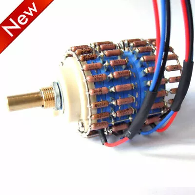 Hifi 24Step Stereo Attenuator Potentiometer 10/50/100/250K 2CH Dale Resistance • $51.48