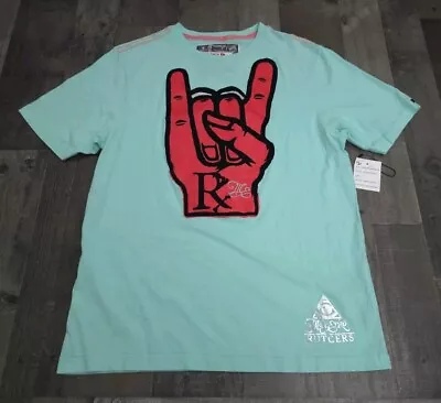 BNWT Marc Ecko X Rutgers University Spring 2009 Rock Fist Sample T-Shirt Size L • $69.99