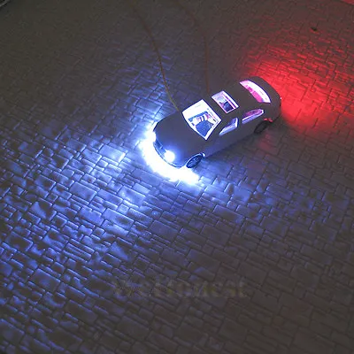10 Pcs Model Lighted Cars N Gauge 1:160 With 12V LEDs Lights Motion Your Layouts • £8.39