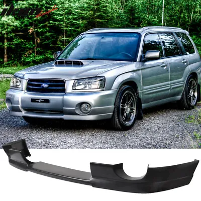 Fits 03-05 Subaru Forester SG5 DS Style Unpainted Front Bumper Lip Spoiler PU • $209.99