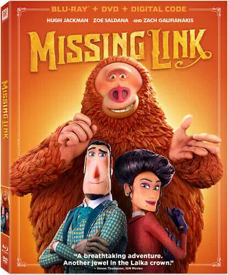 Missing Link (BLU-RAY)- You Can CHOOSE WITH OR WITHOUT A CASE • $4.84