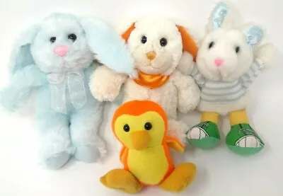 $7.49 • Buy Lot Of SMALL EASTER BASKET Bunny Rabbit CHICK 4 -8  Plush Stuffed ~ Boy Or Girl