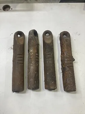 Lot Of 4 Cast Iron Window Weights Approx.  3.5-4 Lbs Each. • $44