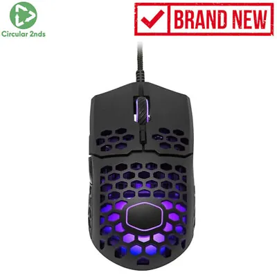 Cooler Master MasterMouse MM711 Lightweight Optical RGB Gaming Mouse Matte Black • $49