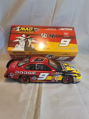 2004 Kasey Kahne Mad Magazine Spy Vs Spy Nascar 1:24 Scale Action Collectables • $21.95