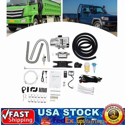 5KW 12V Diesel Water Heater Kit For RV Cars Heat Conduction Coolant Heating USA • $310