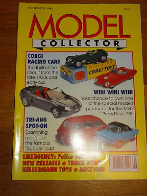 MODEL COLLECTOR MAGAZINE September 1996 CORGI RANGE ROVER MATCHBOX MINIATURE • $4.99