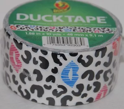 NEW/SEALED Cheetah Kisses Duck Tape Rare Craft Duct Tape 1.88  X 10 Yards NIB • $9.95