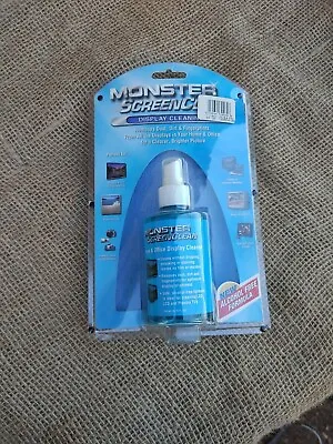 Monster Screen Clean TV Monitor LCD Display Cleaning Kit NEW  FACTORY SEALED • $16.88