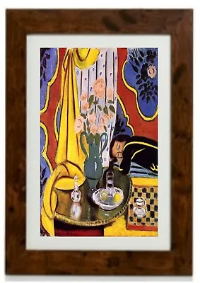 *Larger Size* Harmony In Yellow Framed Print Henri Matisse • $50.08