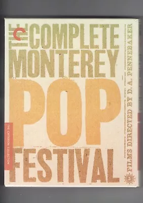 The Complete Monterey Pop Festival (Blu-ray Discs 2009  Criterion Collection) • $25