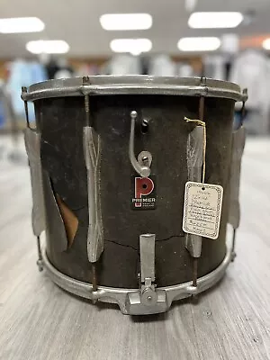 Vintage PREMIER Royal Scot Field Drum (Pipe Band) Black Diamond Pearl - 60's • $425