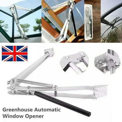 £20.99 • Buy New Greenhouse Automatic Window Opener Spring Temperature Control Opener UK HOT