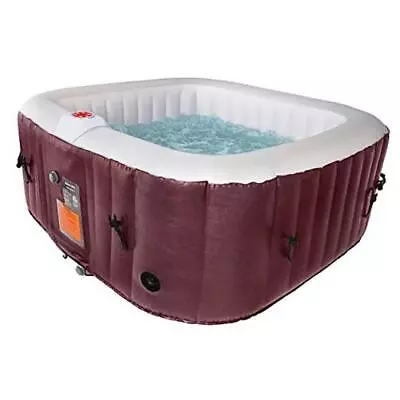 AquaSpa #WEJOY Portable Hot Tub 61X61X26 Inch Air Jet Spa 2-3 Person  • $586.63