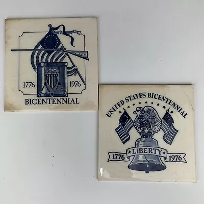 H & R Johnson Ltd Tile United States Bicentennial 1776 1976 6 In X 6 In • $19.95
