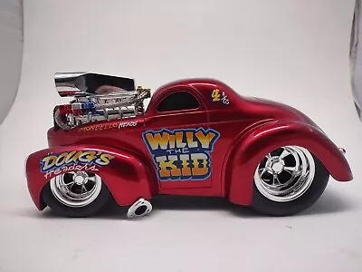 Muscle Machines 41 Willy's Willy The Kid  1:18 Slammed Streetrod Halibrand Blown • $75