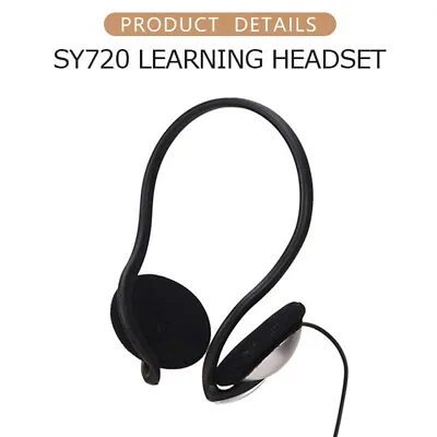 Universal 3.5mm Plug Soft Earmuff Music HiFi Gaming Wired Headset Headphone • $8.50