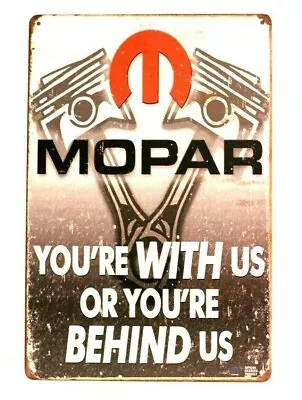 Mopar Retro Tin Metal Sign Art Vintage Style Man Cave Garage Auto Car Parts XZ • $10.97