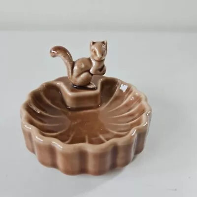 WADE Decorative Brown Squirrel Trinket Ring Dish Tray Made In England • £5.99