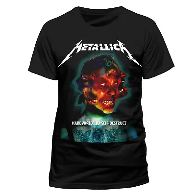 Official Metallica T Shirt Hardwired To Self Destruct Black Classic Rock Band • £16.28
