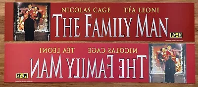 📽 The Family Man (2000) - Double-Sided - Movie Theater Mylar / Poster 5x25 • $12.99