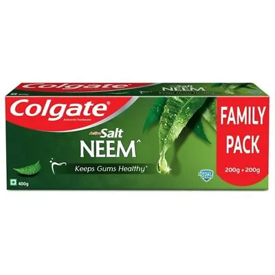 £21.34 • Buy Colgate Active Salt Neem Toothpaste Tooth Paste 200 Grams (Pack Of 2) India