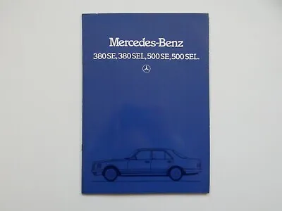 Brochure / Catalogue / Brochure Mercedes W126 S-Class 380 / 500 SE / SEL - 07/82 • $8.73