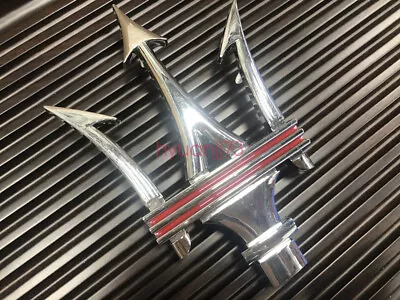 Maserati 2014-2016 Quattroporte Ghibli Front Grille Emblem Badge # 670005377 • $41.39