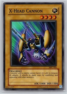 2003 Yu-Gi-Oh! X-Head Cannon MFC-004 Super Rare Holo Foil Unlimited Edition • $3.99