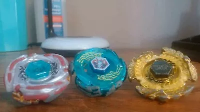 Beyblade Metal Masters Lot With Galaxy Pegasus Meteo L-Drago And Hell Kerbecs  • $27