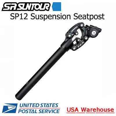 SR Suntour SP12 NCX 27.2/28.6/30.8/31.6 X 350mm 400mm Suspension Seatpost MTB • $89.88