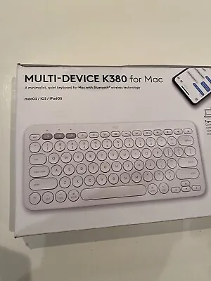 Logitech K380 For Mac Multi-Device Bluetooth Keyboard MacOS IOS IPadOS NEW Seale • $59