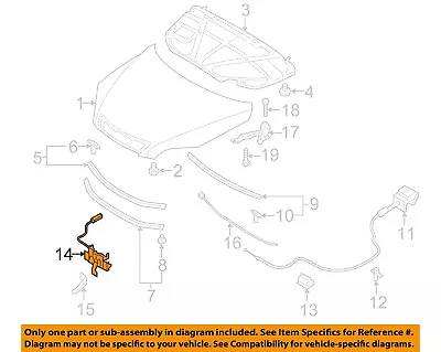 MAZDA OEM 04-09 3 Hood-Lock Latch BN8P56620B • $118.54