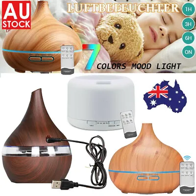 $14.99 • Buy Ultrasonic LED Aroma Air Humidifier Aromatherapy Diffuser Essential Oil Purifier