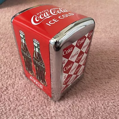 Coca-Cola Vintage Style Retro Diner Napkin Dispenser Serviette Tissue Holder New • £9.99