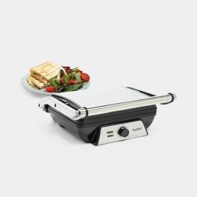 £10.50 • Buy Pre Owned 4 Slice Grill Toastie Maker Sandwich Press Non Stick Panini Maker