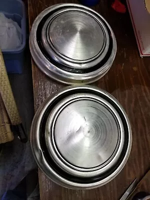 2  Dodge Pickup Dog Dish Hubcaps  Caps 3/4 1 Ton D250 D350 • $40