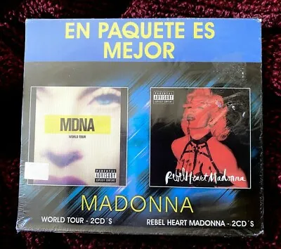 $75 • Buy Madonna Mexico Only Cd Box Set Rebel Heart Limited Edition Mdna Tour Promo Box