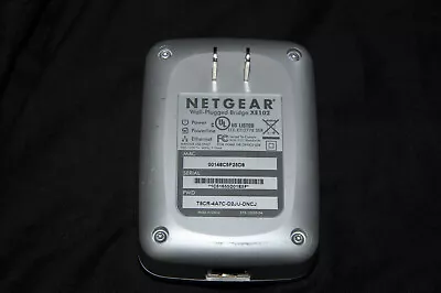 Used Working Netgear Wall-Plugged Bridge XE102 Ethernet Powerline Adapter • $6.50