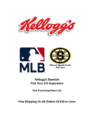 Kellogg's Baseball Pick Your 3-D Superstars  • $0.99