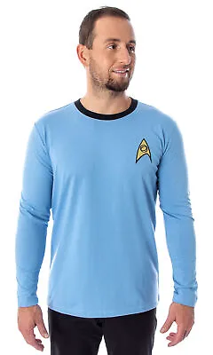 Star Trek The Original Series Men's Costume Long Sleeve Shirt - Kirk Spock • $29.37