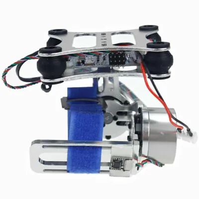 Aluminum 2-Axis Gimbal Camera Mount W/ Brushless Motor Controller For DIY Drone • $37.55