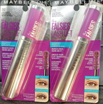 (2 Pk) Maybelline - The Falsies Lash -Drama Waterproof Mascara - #202 Very Black • $18.99