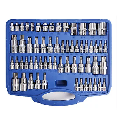 60PC Master Torx Bit Socket External Torx Tool Socket Set | S2 And Cr-V Steel AU • $50.79