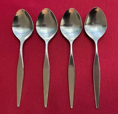 Rare Set Of 4 Vintage Gense FOCUS Stainless 18/8 LARGE Soup Spoons Madein Sweden • $49.99