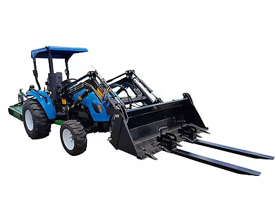 $390 • Buy Clamp On Pallet Forks For Tractor Front End Loader -AgKing Tractors & Implements