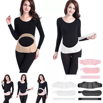 US Maternity Belt Pregnancy Support Waist Back Abdomen Prenatal Belly Band Brace • $13.34