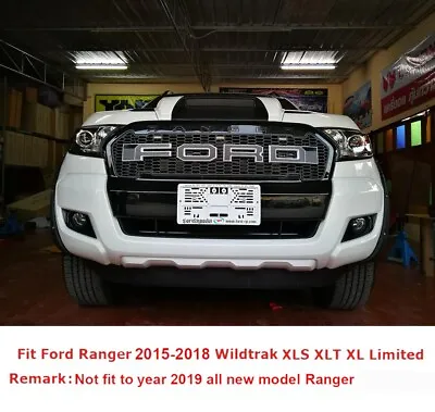 LED Strong White Front Grill Fit Australia Ranger 2015-2018 PX2 XL XLT Wildtrak • $165